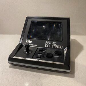 Vintage 1982 Epoch Astro Command Electronic Handheld Game Tested/Working